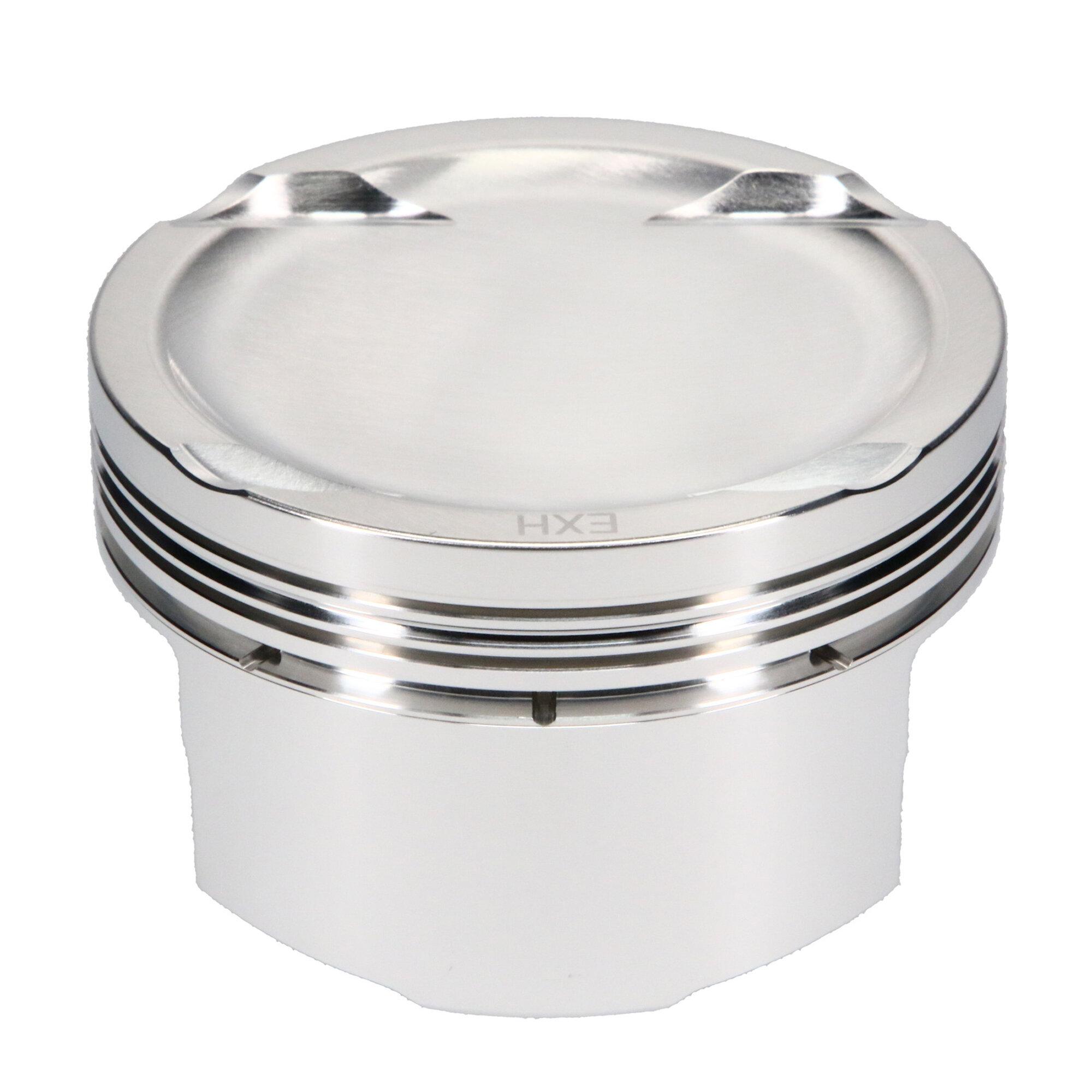 JE Pistons Piston Set, 2618, Inv Dome/Dish, 3.465 Bore, 1.181 CD, 0.905, Pin Dia, Set of 4. - 317754
