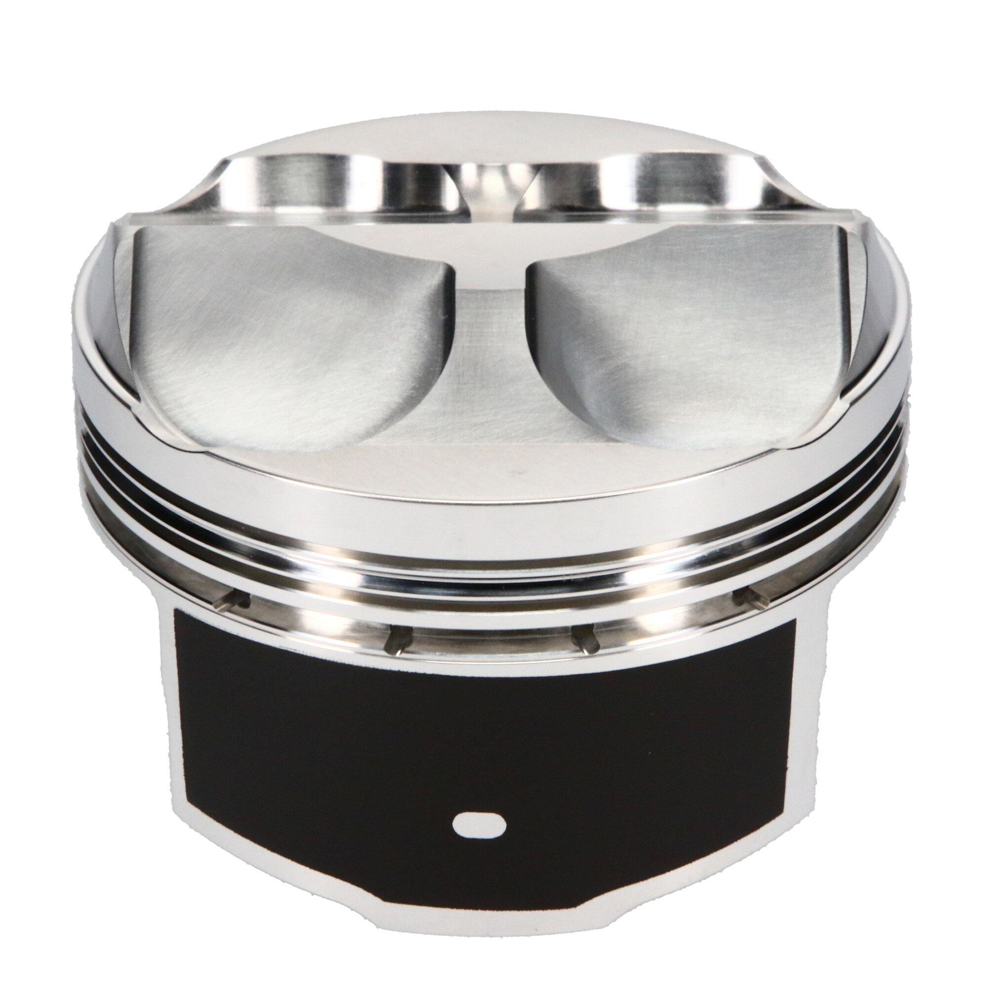 JE Pistons Piston Set, 2618, Dome, 3.386 Bore, 1.176 CD, 0.866, Pin Dia, Set of 4. - 226379