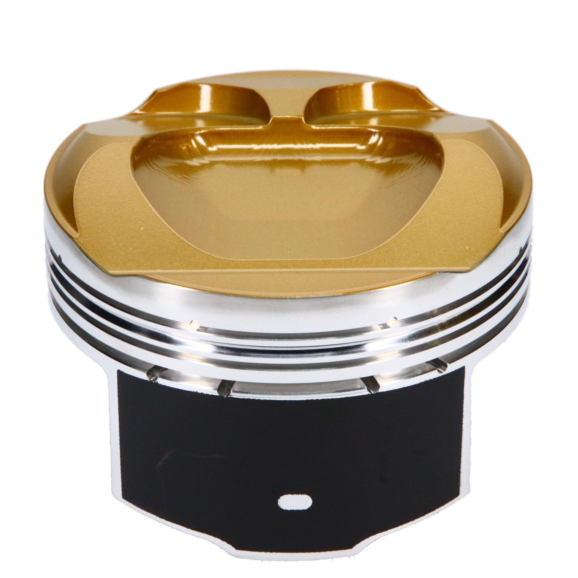 JE Pistons Piston Set, 2618, Dome, 3.4055 Bore, 1.260 CD, 0.866, Pin Dia, Set of 4. - 361279