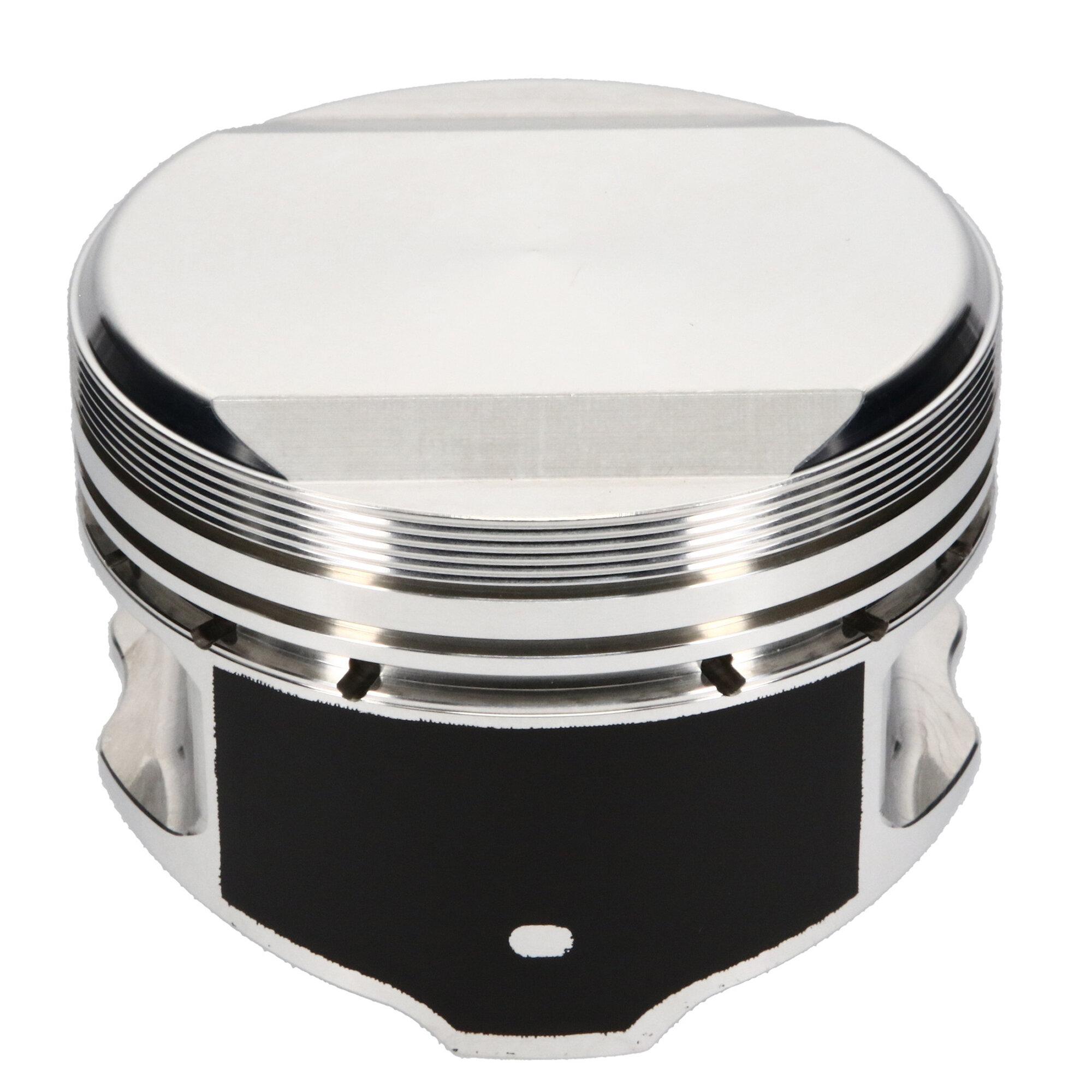 JE Pistons Piston Set, 2618, Inv Dome/Dish, 3.386 Bore, 1.260 CD, 0.866, Pin Dia, Set of 4. - 318012
