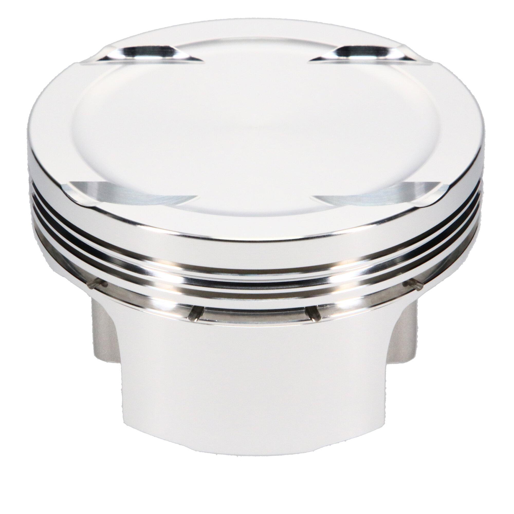 JE Pistons Piston Set, 2618, Inv Dome/Dish, 3.4252 Bore, 1.255 CD, 0.866, Pin Dia, Set of 6. - 322287
