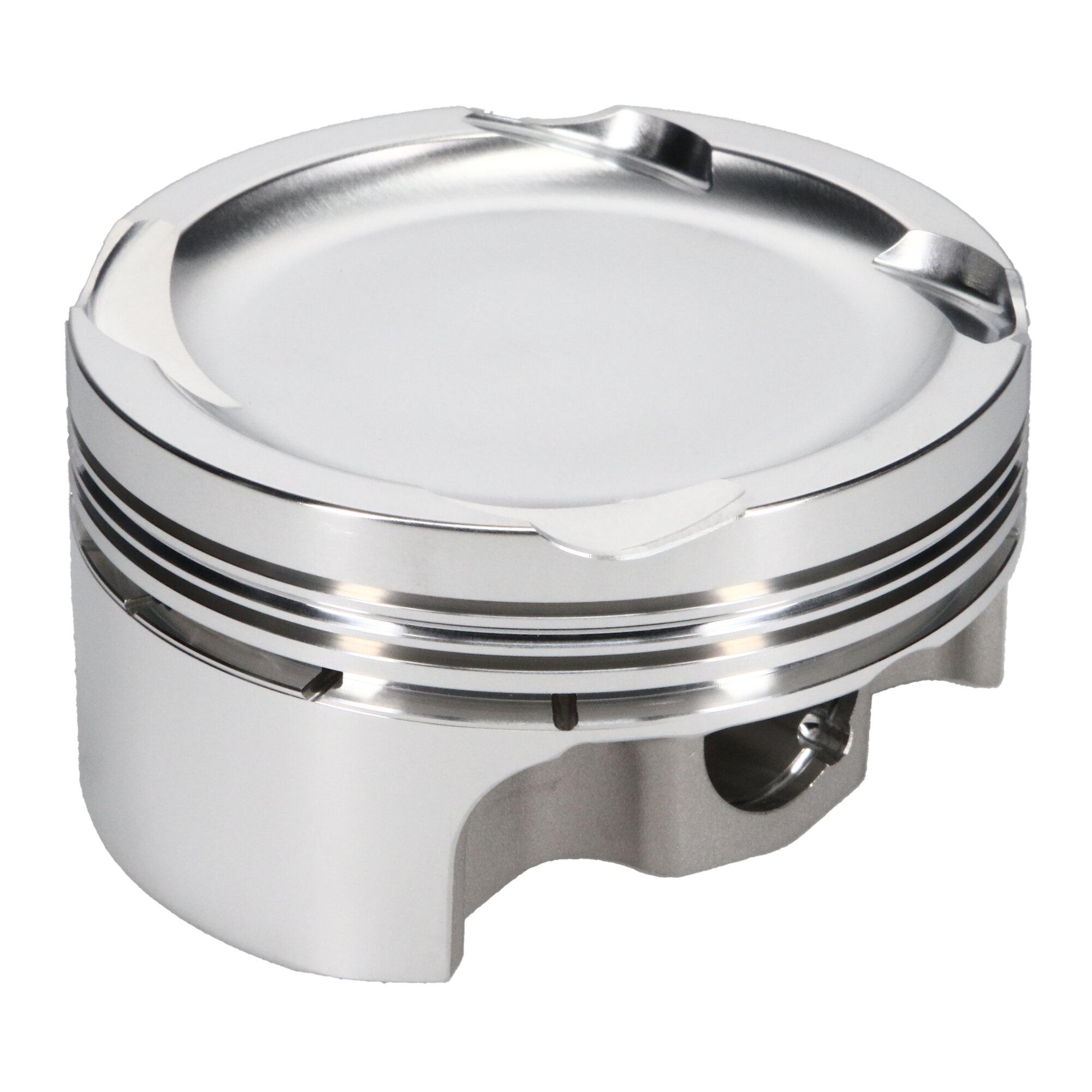 JE Pistons Piston Set, 2618, Inv Dome/Dish, 3.701 Bore, 1.260 CD, 0.866, Pin Dia, Set of 4. - 321359