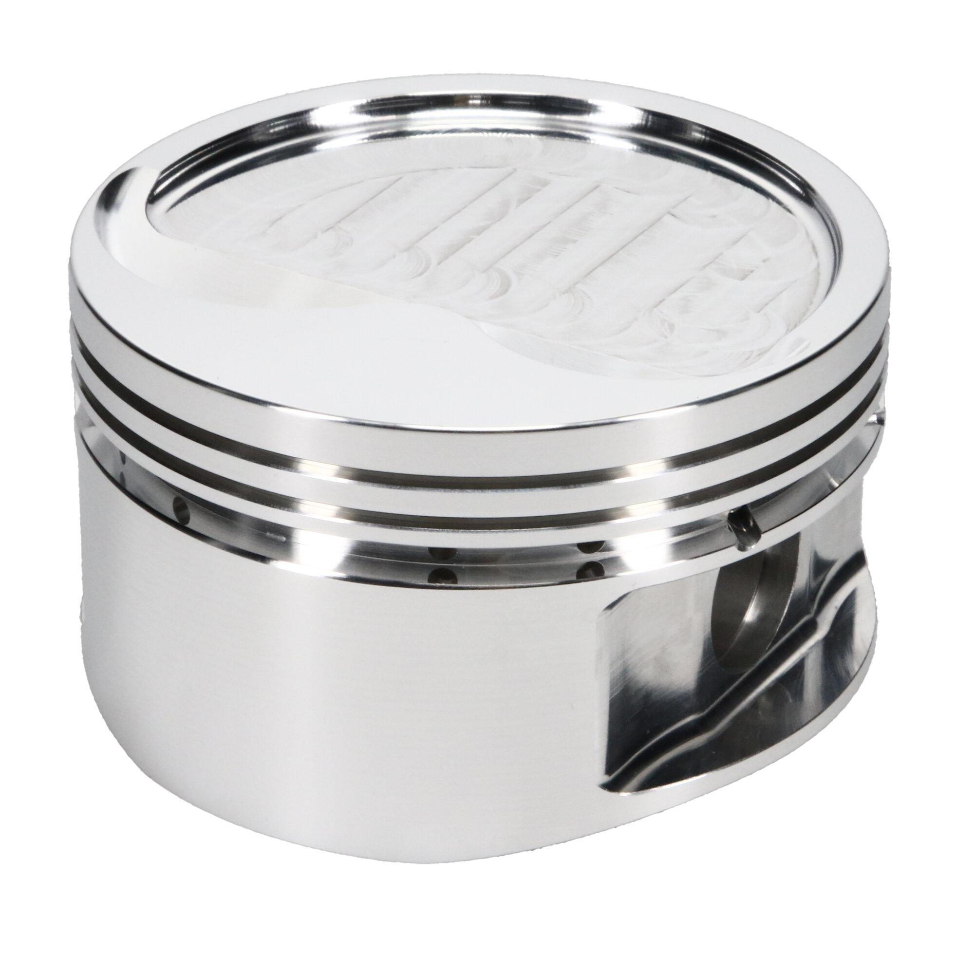 JE Pistons Piston Set, 2618, Inv Dome/Dish, 4.070 Bore, 1.460 CD, 0.927, Pin Dia, Set of 8. - 207422