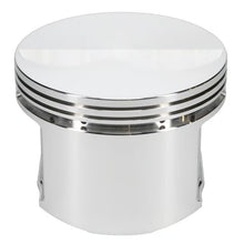 JE Pistons Piston Set, 2618, Flat Top, 4.350 Bore, 2.058 CD, 0.990, Pin Dia, Set of 8. - 213467