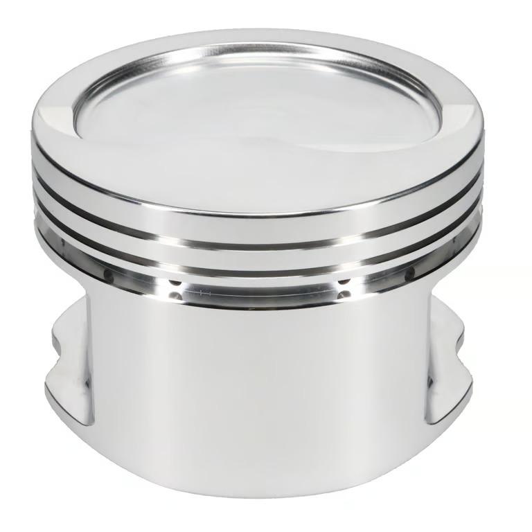 JE Pistons Piston Set, 2618, Inv Dome/Dish, 4.375 Bore, 1.858 CD, 0.990, Pin Dia, Set of 8. - 232453