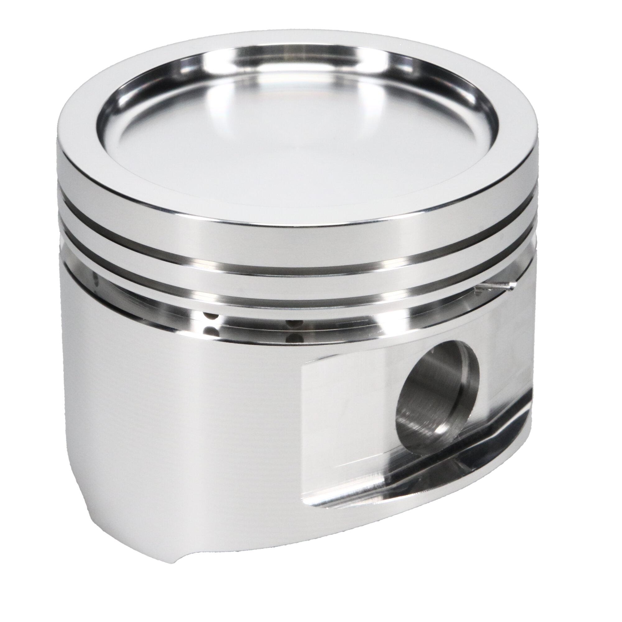 JE Pistons Piston Set, 2618, Inv Dome/Dish, 3.820 Bore, 1.850 CD, 0.940, Pin Dia, Set of 6. - 131556
