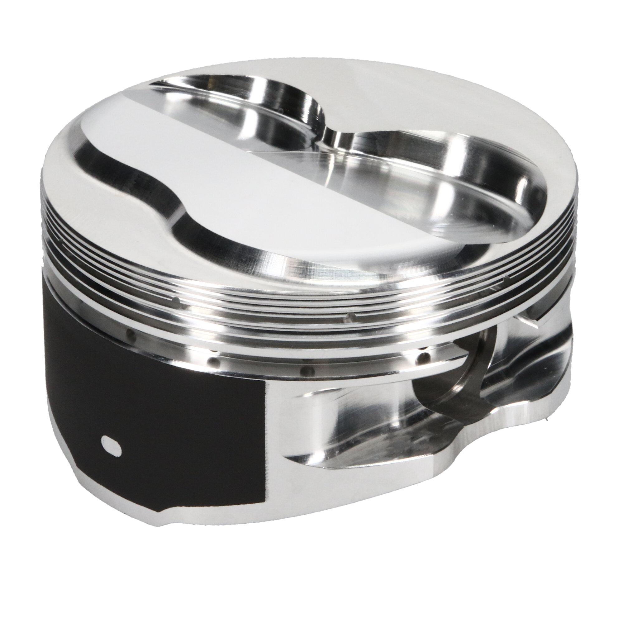 JE Pistons Piston Set, 2618, Dome, 4.125 Bore, 1.100 CD, 0.927, Pin Dia, Set of 8. - 218592