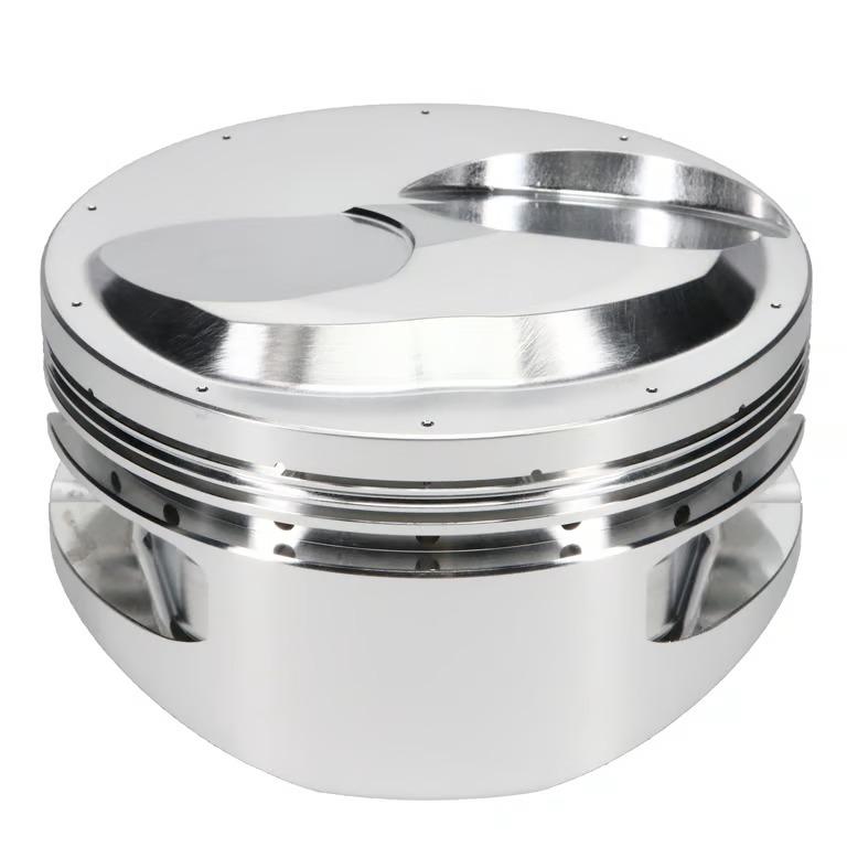 JE Pistons Piston Set, 2618, Dome, 4.600 Bore, 1.270 CD, 0.990, Pin Dia, Set of 8. - 243324