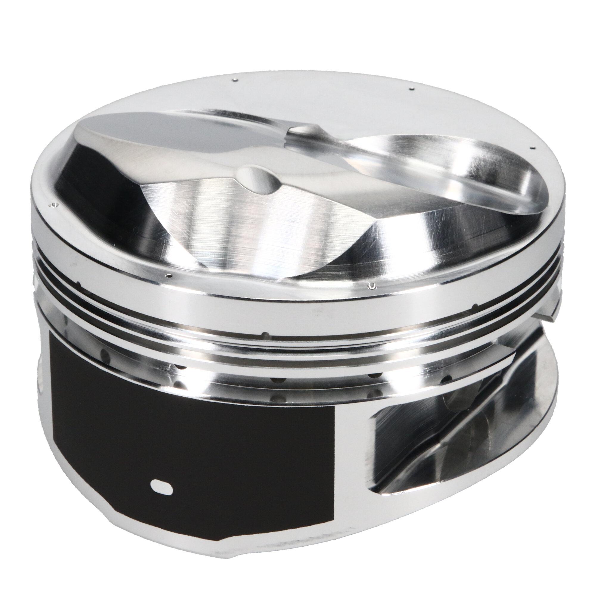 JE Pistons Piston Set, 2618, Dome, 4.610 Bore, 1.290 CD, 0.990, Pin Dia, Set of 8. - 258202