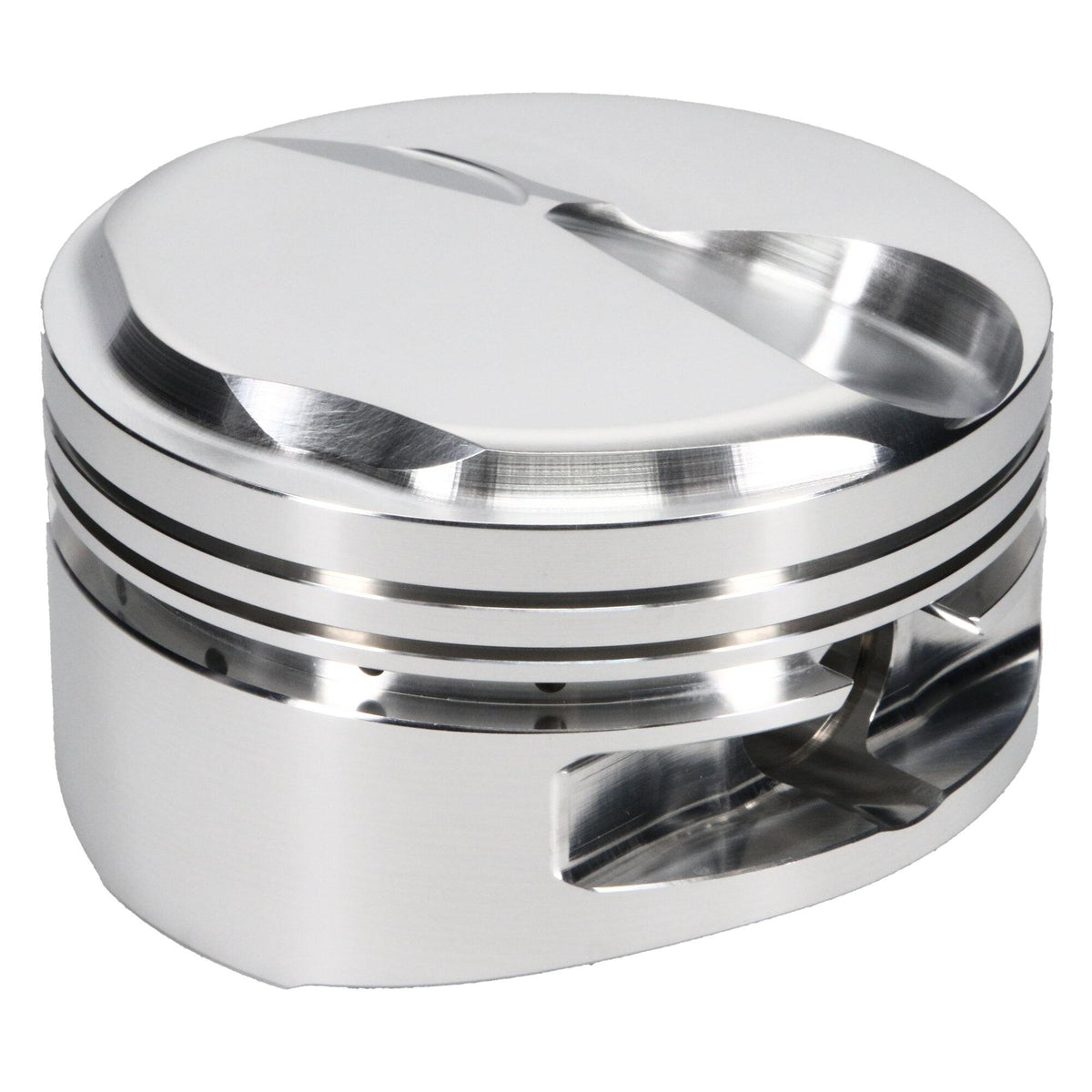 JE Pistons Piston Set, 2618, Dome, 4.310 Bore, 1.395 CD, 0.990, Pin Dia, Set of 8. - 297810