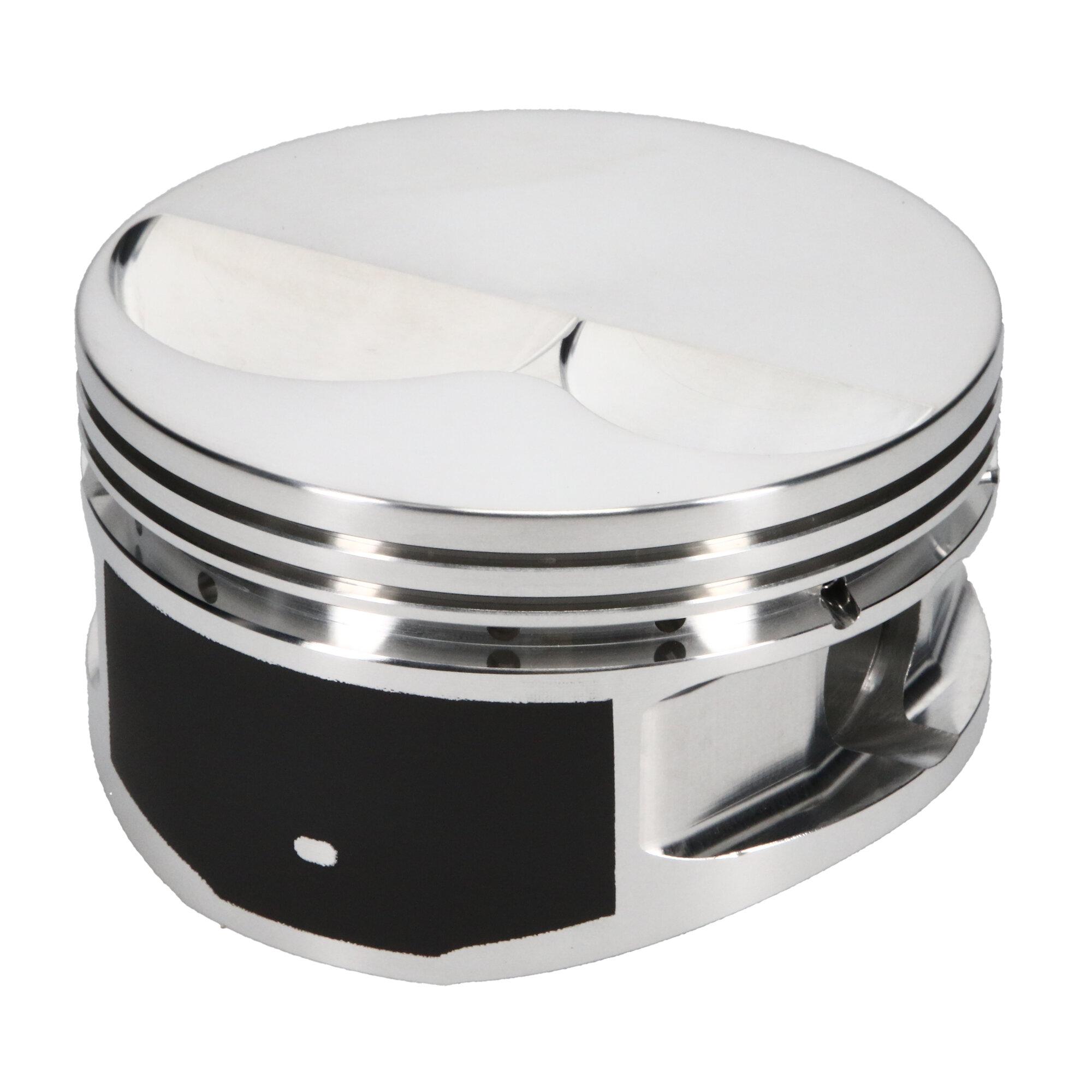 JE Pistons Piston Set, 2618, Flat Top, 4.165 Bore, 1.125 CD, 0.927, Pin Dia, Set of 8. - 243038