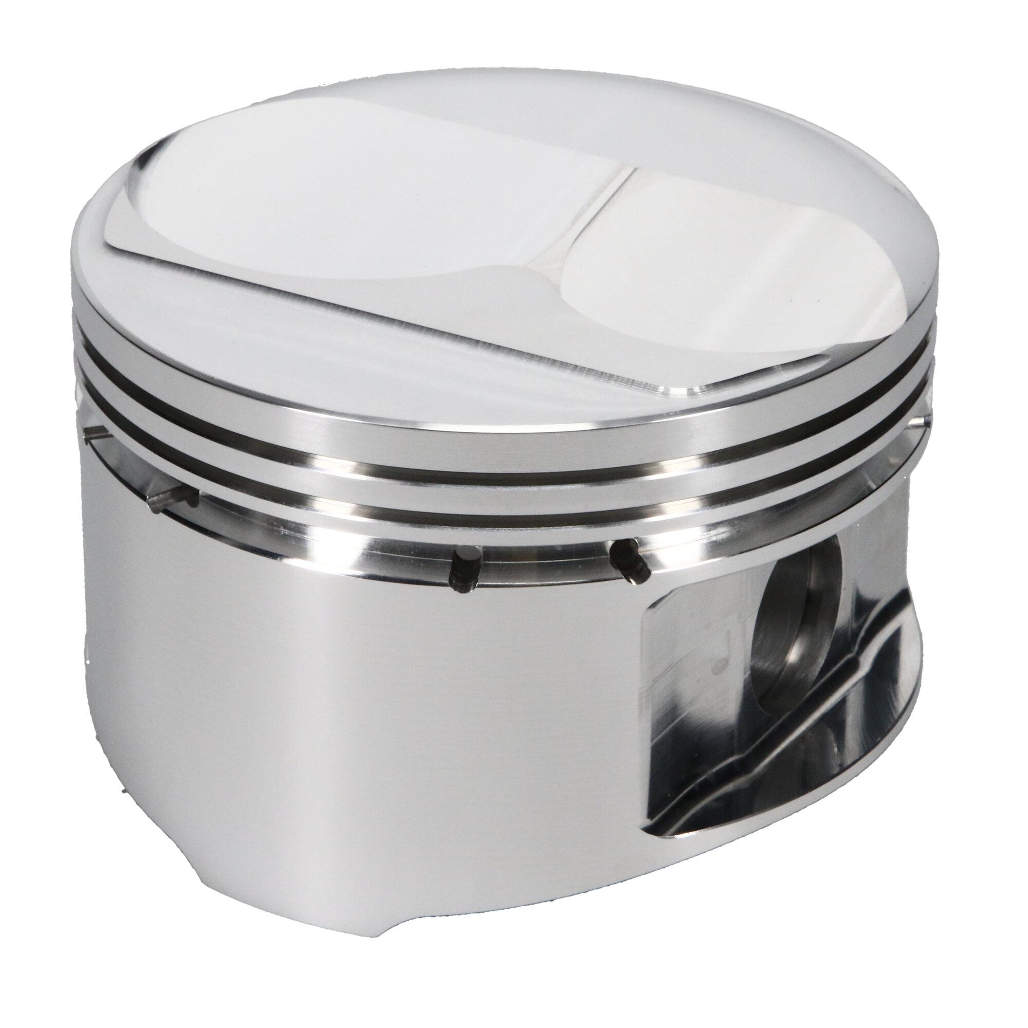 JE Pistons Piston Set, 2618, Dome, 4.250 Bore, 1.770 CD, 0.975, Pin Dia, Set of 8. - 168742