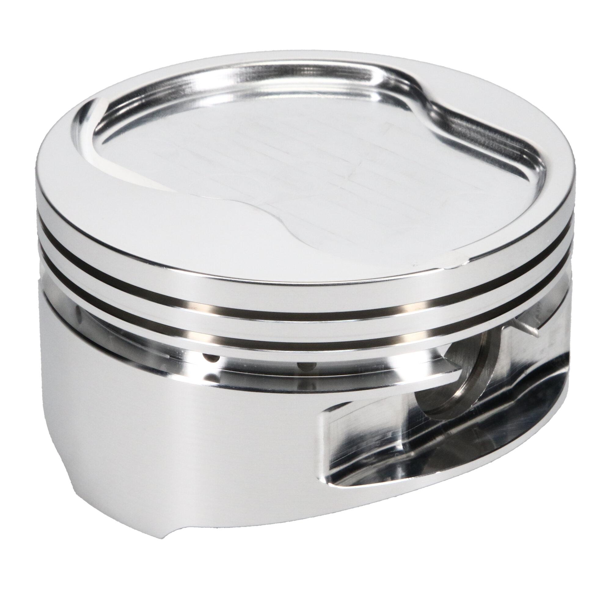 JE Pistons Piston Set, 2618, Inv Dome/Dish, 4.125 Bore, 1.350 CD, 0.927, Pin Dia, Set of 8. - 207418