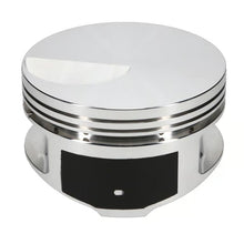 JE Pistons Piston Set, 2618, Flat Top, 4.390 Bore, 1.350 CD, 0.990, Pin Dia, Set of 8. - 257665