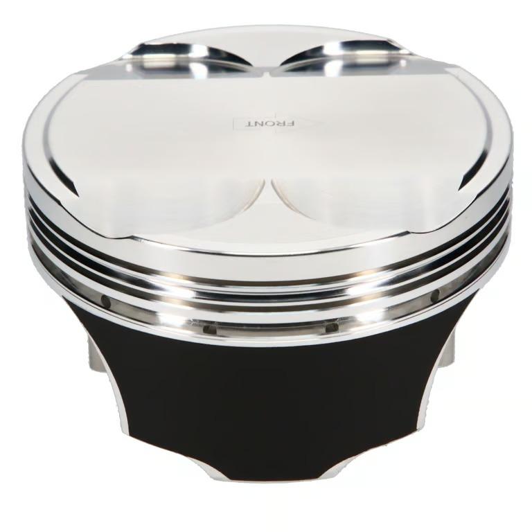 JE Pistons Piston Set, 2618, Dome, 3.681 Bore, 1.168 CD, 0.866 Pin, Set of 8. (Ford 5.0L Coyote Gen III Direct Injection) - 361135