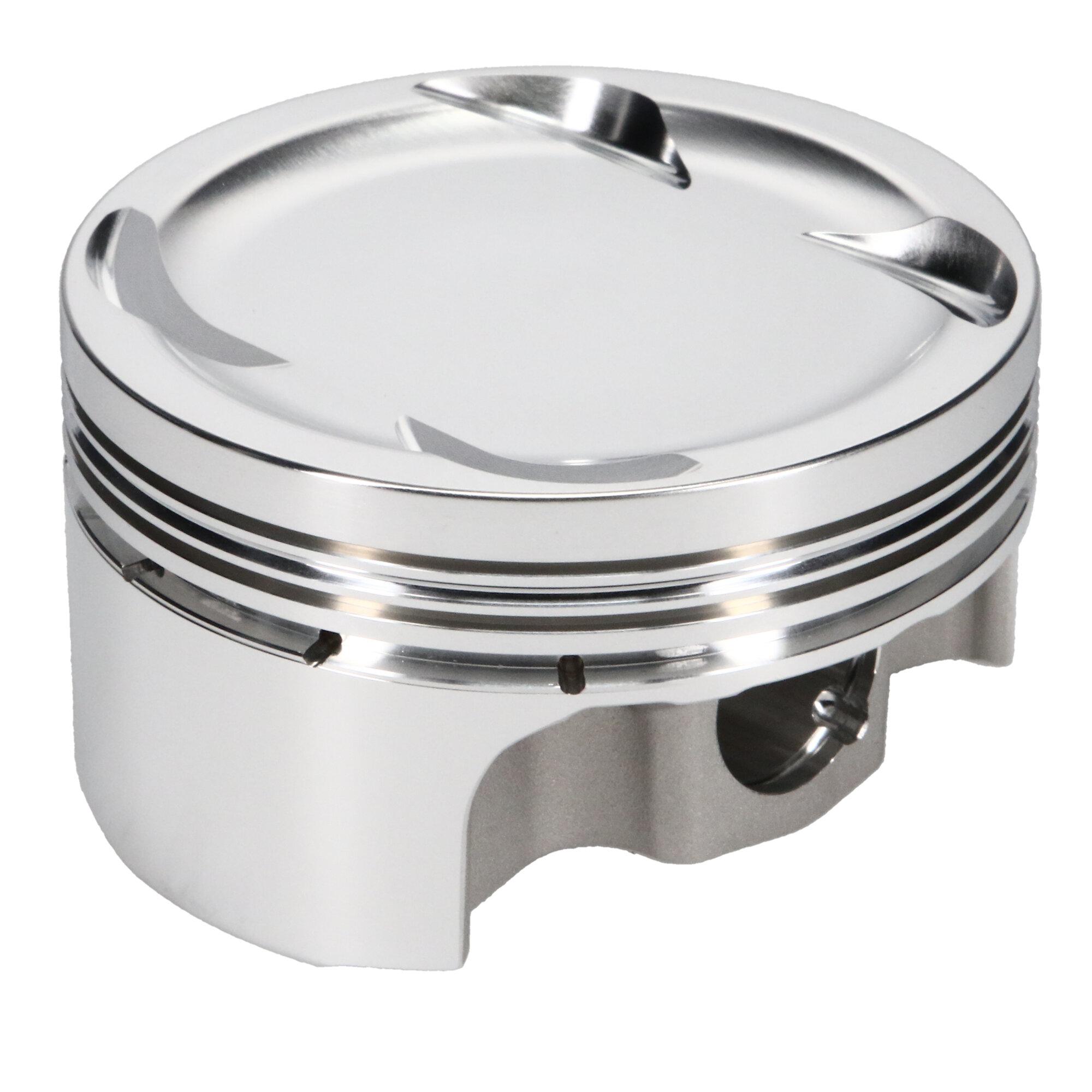 JE Pistons Piston Set, 2618, Inv Dome/Dish, 3.602 Bore, 1.240 CD, 0.866, Pin Dia, Set of 6. - 321331