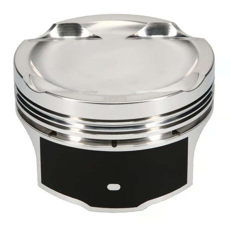 JE Pistons Piston Set, 2618, Inv Dome/Dish, 3.366 Bore, 1.367 CD, 0.827, Pin Dia, Set of 4. - 208478