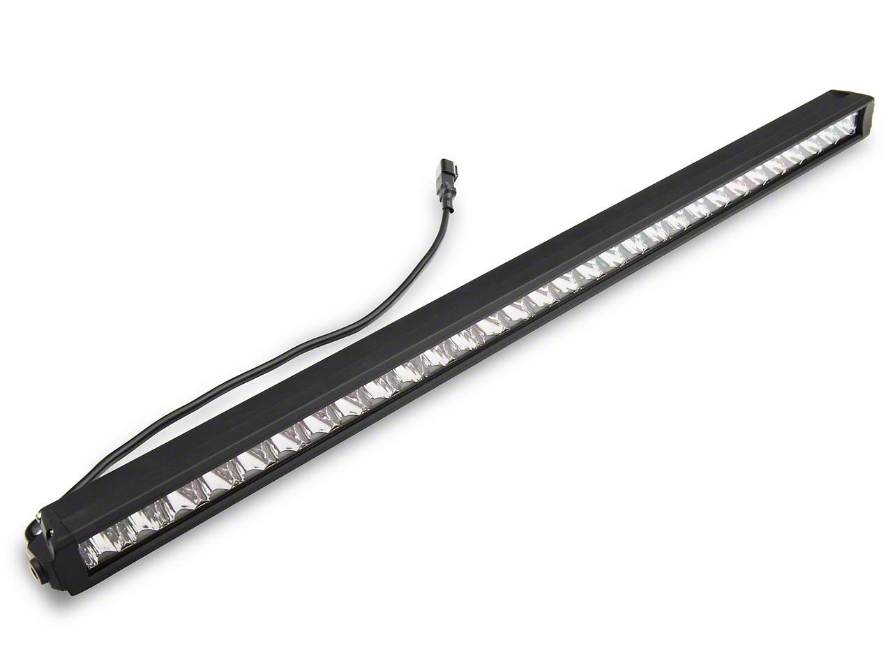 Raxiom Axial Series 30-Inch Single Row Led Light Bar With Hood Mounting Brackets (2018-2025 Wrangler, Gladiator) - J139109