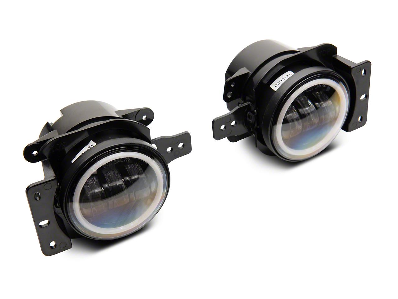 Raxiom Axial Series Led Fog Lights With Halo (2007-2025 Wrangler, Gladiator, Wrangler JK) - J142669
