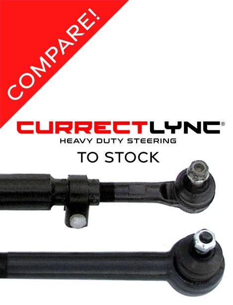 RockJock 4x4 Currectlync Modular Extreme Duty Steering System 07-18 Wrangler JK Bolt-On 1 5/8 Inch Diameter Tie Rod/Drag Link HD Steering Stabilizer Shock Mounting Kit - JK-9703