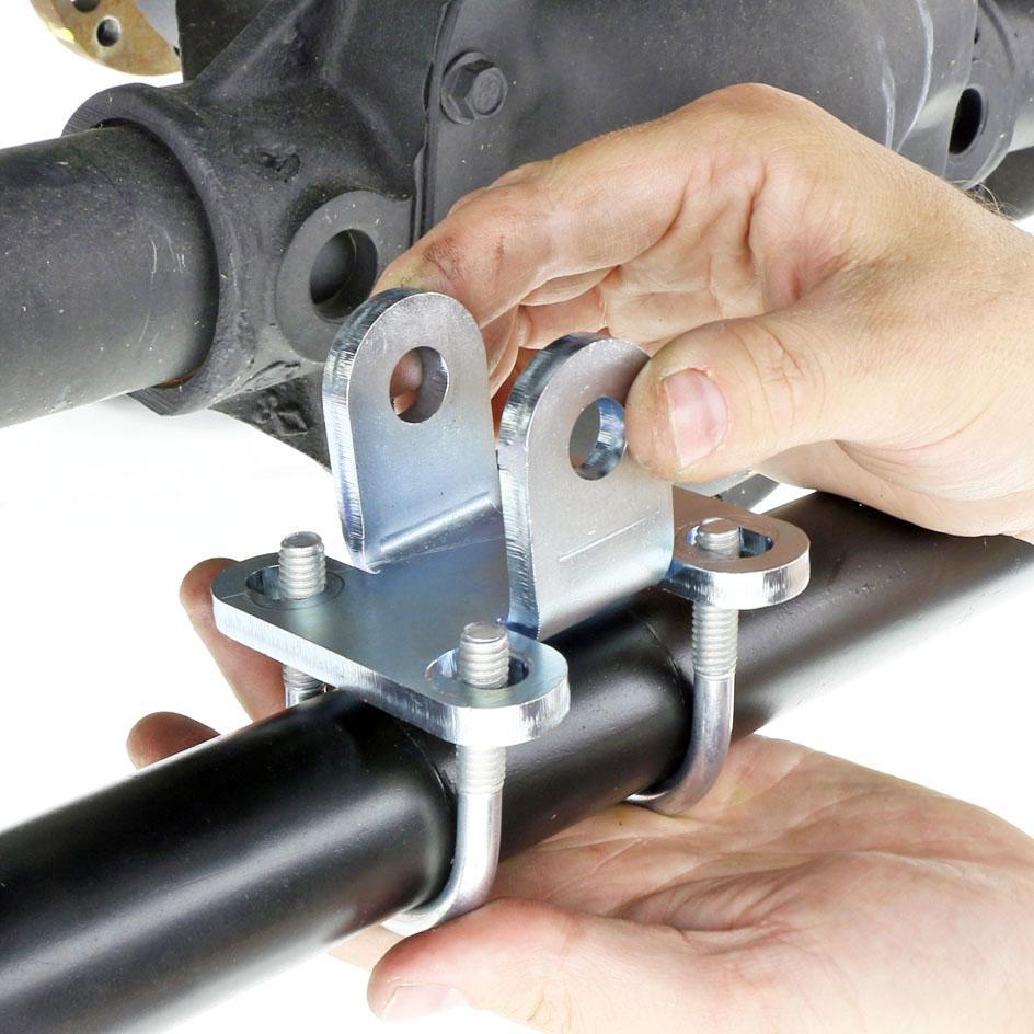 RockJock 4x4 Currectlync Steering System 07-18 Wrangler JK Bolt-On Includes 1 1/2 Inch Diameter Tie Rod/Forged Drag Link HD Steering Stabilizer Shock Mounting Kit - JK-9704
