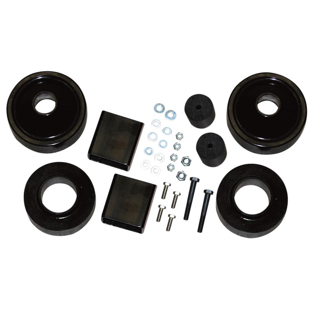 Skyjacker Jeep JK Lift Kit 2 Inch Lift 07-18 Wrangler JK Includes Front/Rear 2 Inch Polyurethane Coil Spring Spacers w/Bump Stop Spacers - JK20