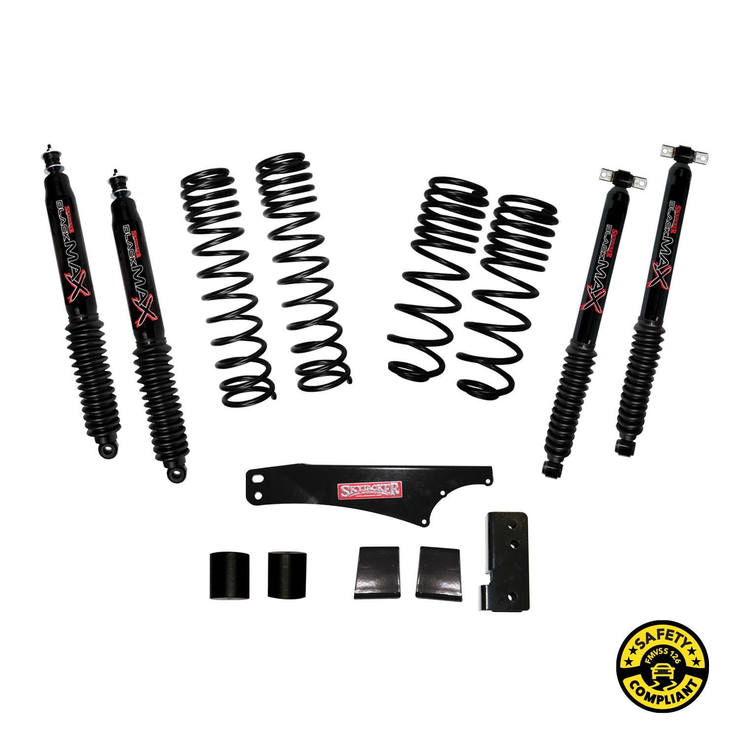 Skyjacker 2-2.5In. Jeep Jk Lift Kit (2007-2018 Jeep Wrangler, Jeep Wrangler JK) - JK25BPBLT