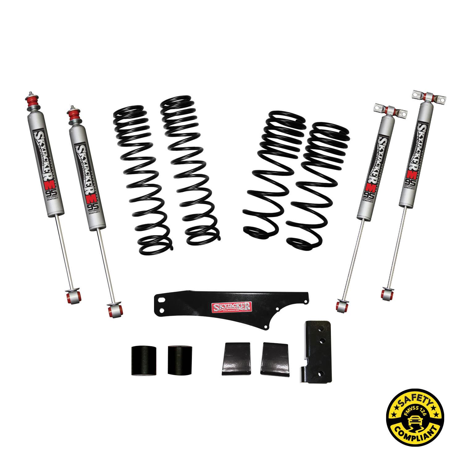 Skyjacker 2-2.5In. Jeep Jk Lift Kit (2007-2018 Jeep Wrangler, Jeep Wrangler JK) - JK25BPMLT
