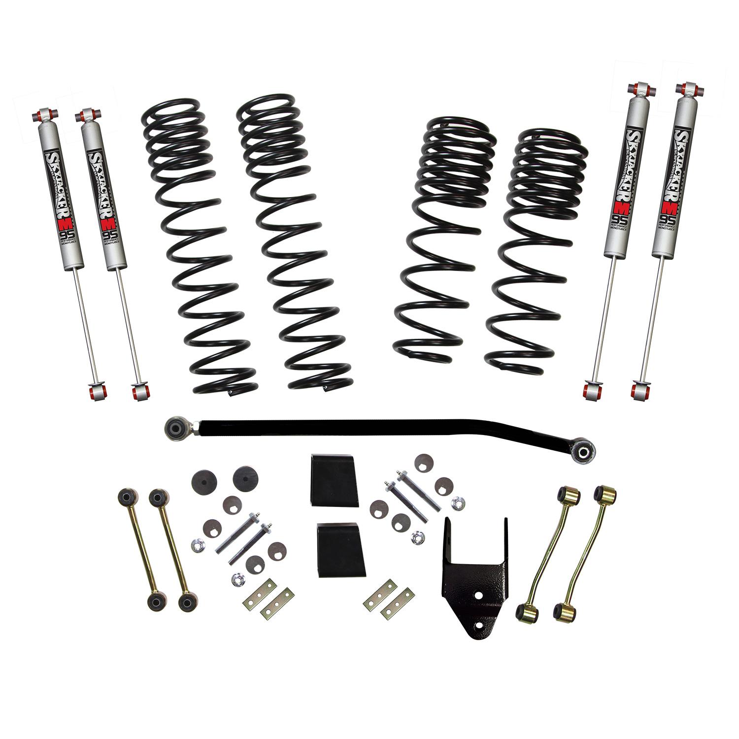 Skyjacker Jeep JL Diesel 3.5-4.0 Inch Dual Rate Long Travel Suspension Lift W/M95 Monotube 9500 2020 Wrangler JL Rubicon - JL40RBPMLTD