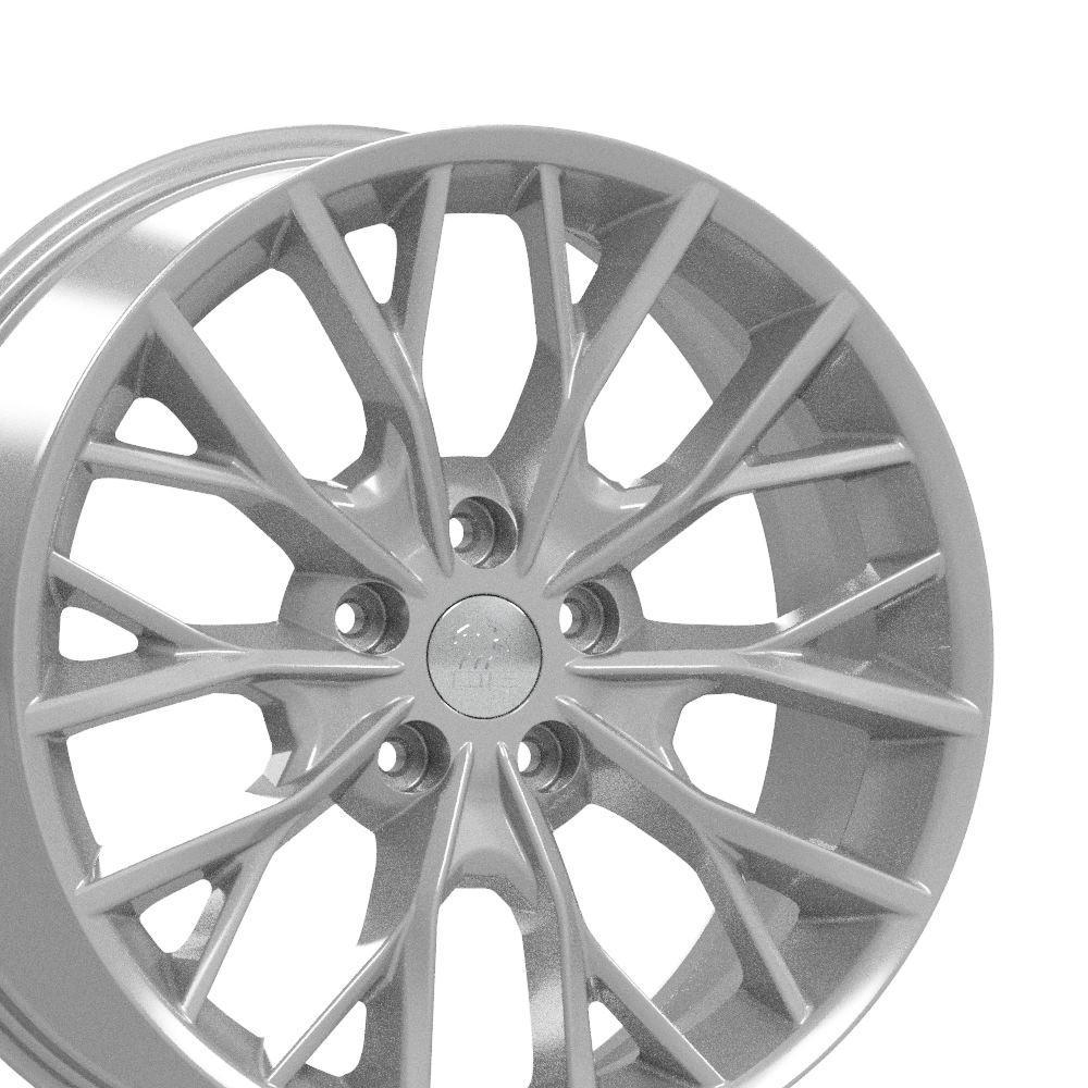 OE Wheels 20" Replica JP30 fits Jeep Grand Cherokee 20x8.5 Hyper Black - JP30-20085-5500-50HS