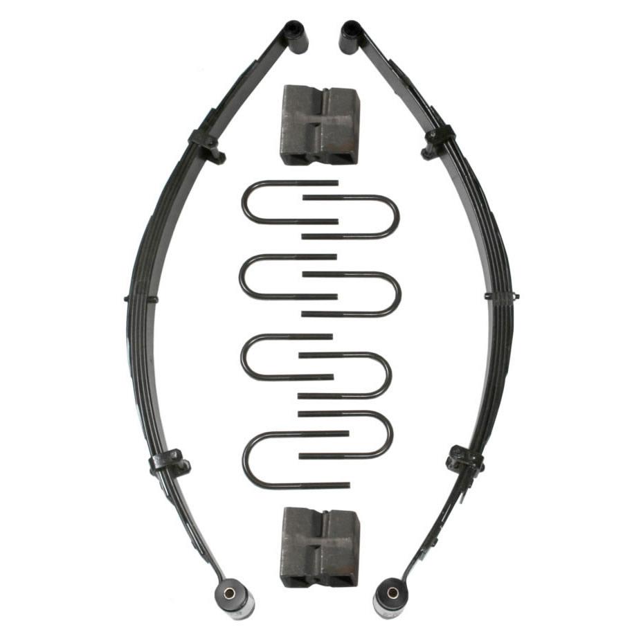 Skyjacker Lift Kit 3.5-4 Inch Lift 75-83 Jeep Cherokee 75-88 Jeep J10 75-88 Jeep J20 75-83 Jeep Wagoneer Includes Front Leaf Springs Front Bushing Kit Front/Rear U Bolt Kits Rear Block - JP40K