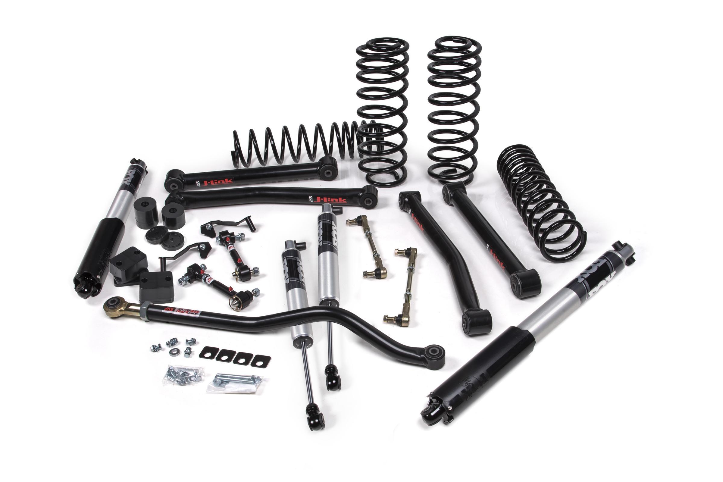 JKS Manufacturing 2018-2024 Jeep Wrangler JL J-Konnect 2.5 Inch Lift Kit 4 Door w/Fox 2.5 Performance Series Shocks HD Rate Coils JSPEC - JSPEC122PS