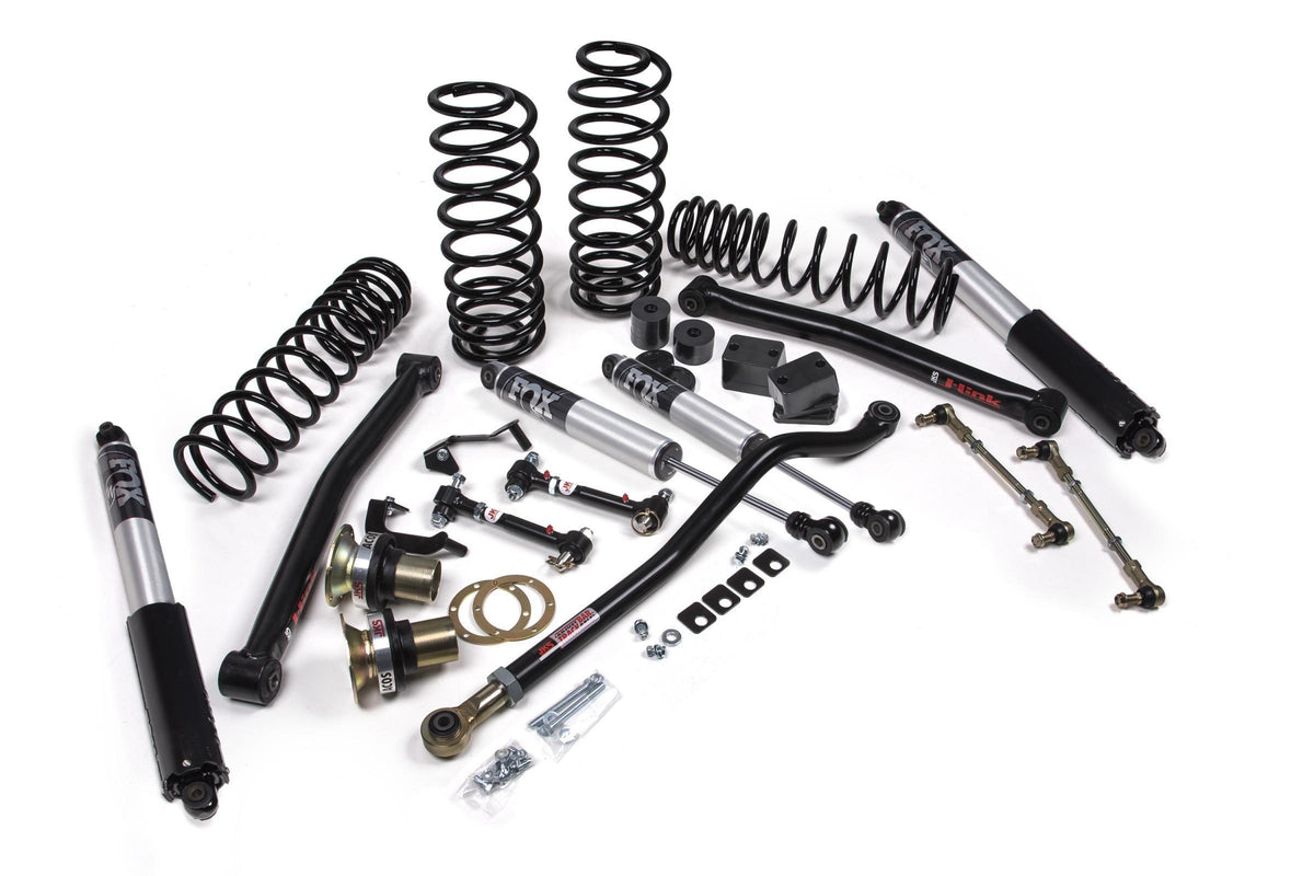 JKS Manufacturing 2018-2024 Jeep Wrangler JL J-Lander 3.5 Inch Lift Kit 4 Door w/Fox 2.5 Performance Shocks HD Rate Coils JSPEC - JSPEC130PS