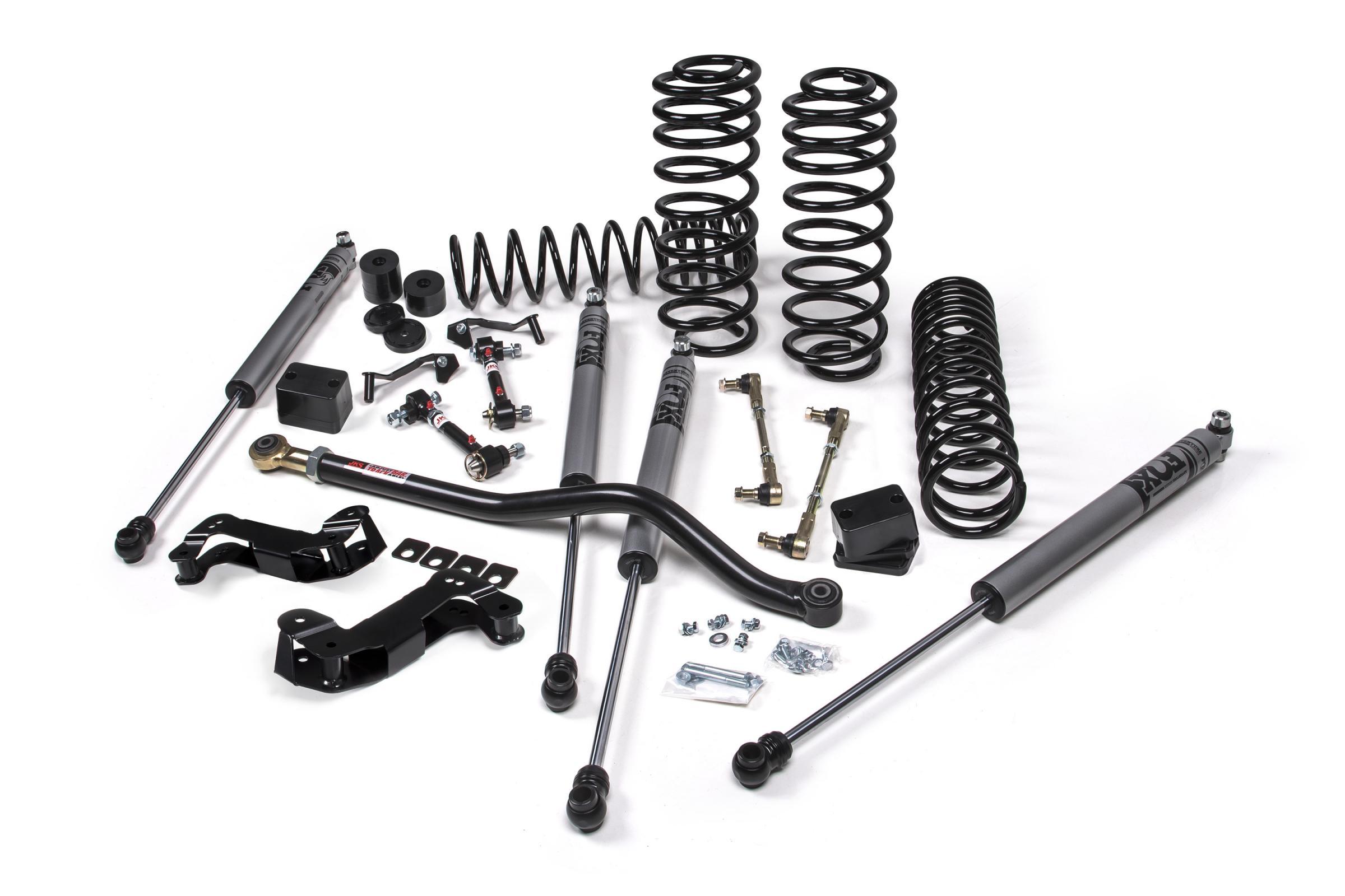 JKS Manufacturing 18-24 Jeep Wrangler JL J-Kontrol 3.5 Inch Lift Kit 4 Door w/Fox Adventure Series Shocks HD Rate Coils JSPEC - JSPEC142KFA