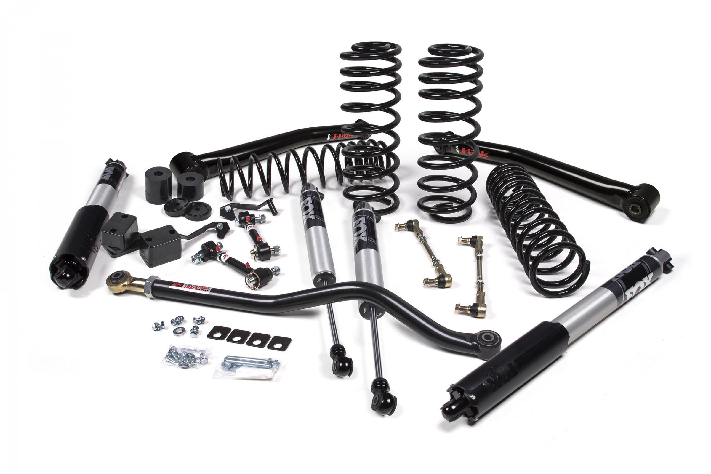 JKS Manufacturing 2018-2024 Jeep Wrangler JL 1.5 Inch Suspension Lift Kit 1 Inch Rear Coil Spring w/ J-link arms Fox 2.5 Performance Series Shocks JSPEC - JSPEC177PS