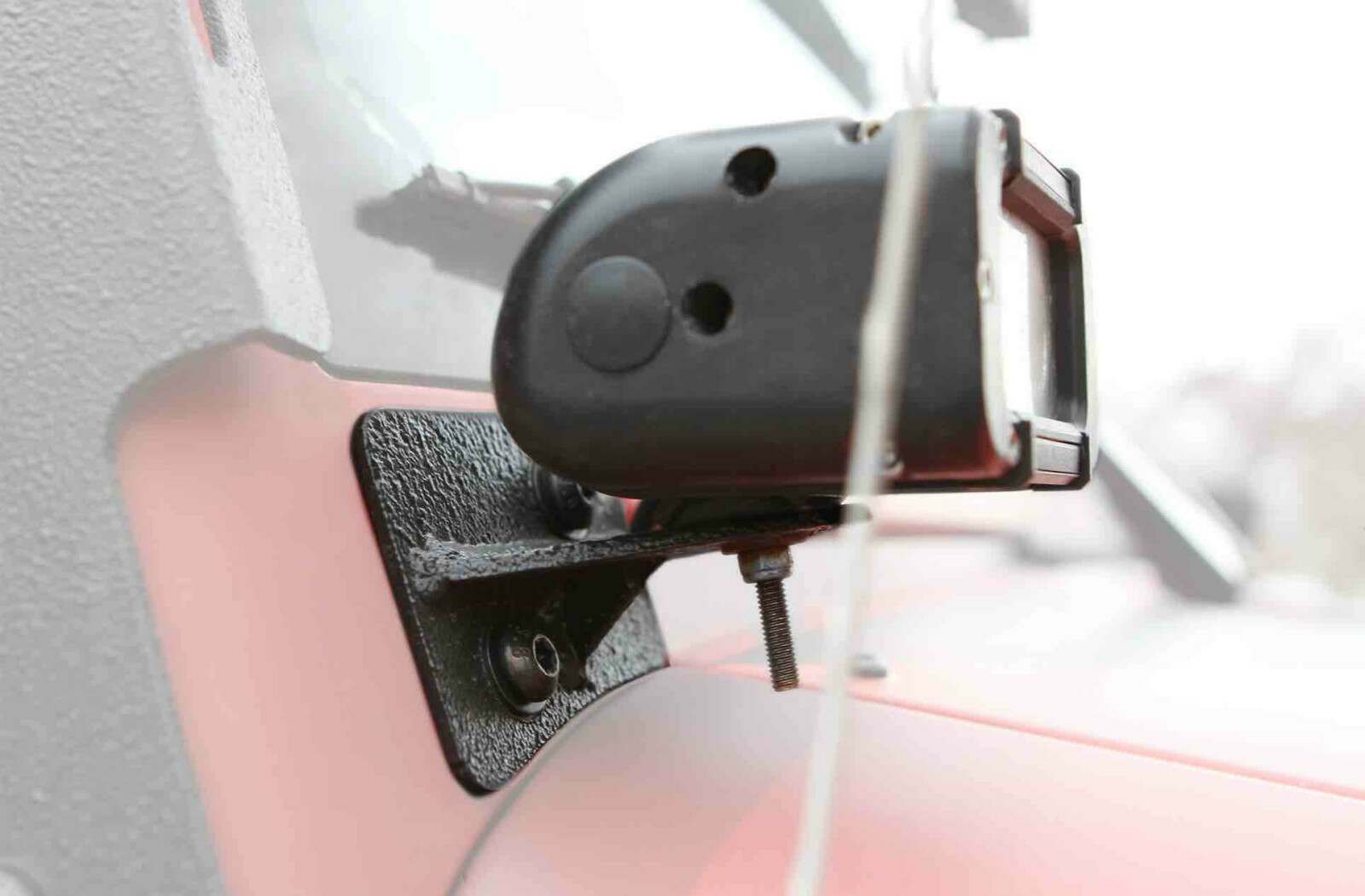 Steinjager Exterior Accessories Wrangler JK 2007-2018 Light Mounts Lower Windshield Texturized Black - J0041571