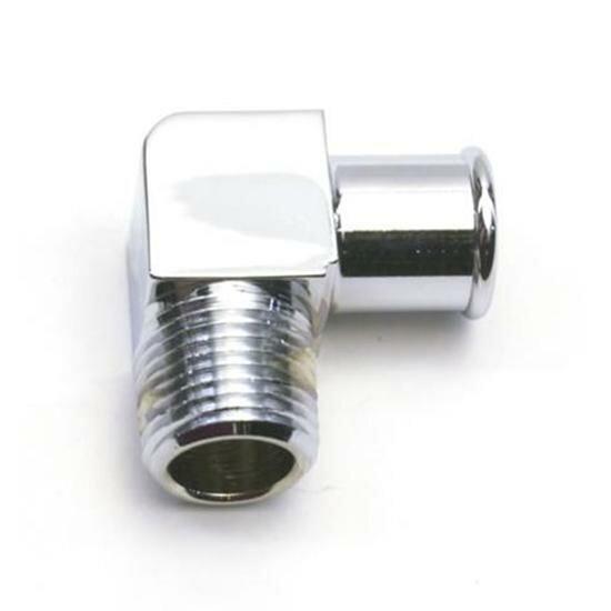 DeWitts Chrome 90 Degree Heater Hose Fitting - 32-66380