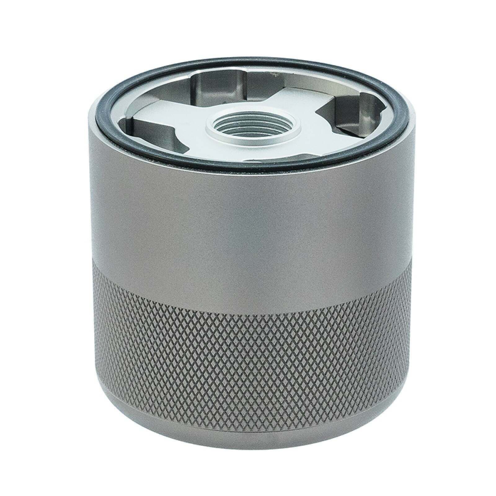 Setrab HyperFlow High Performance Engine Oil Filter Silver M20 x 1.5 Thread - 11-RU77-20