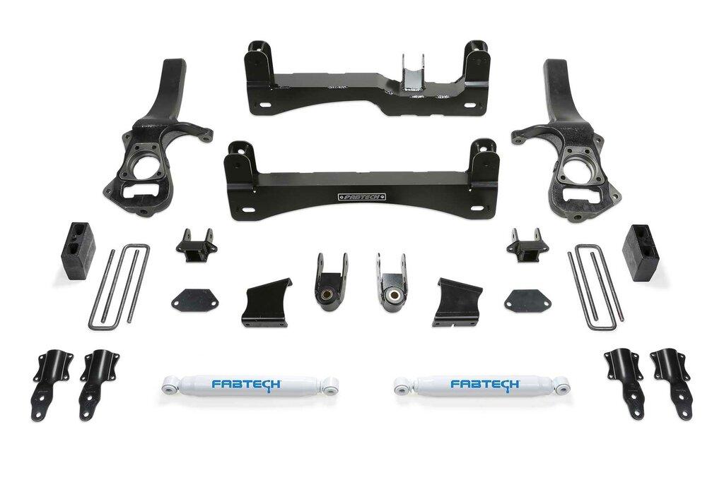 Fabtech 6" Basic Sys W/ Perf Shks 2019 Gm C1500 P/U (2019-2019 Silverado 1500, Sierra 1500) - K1150