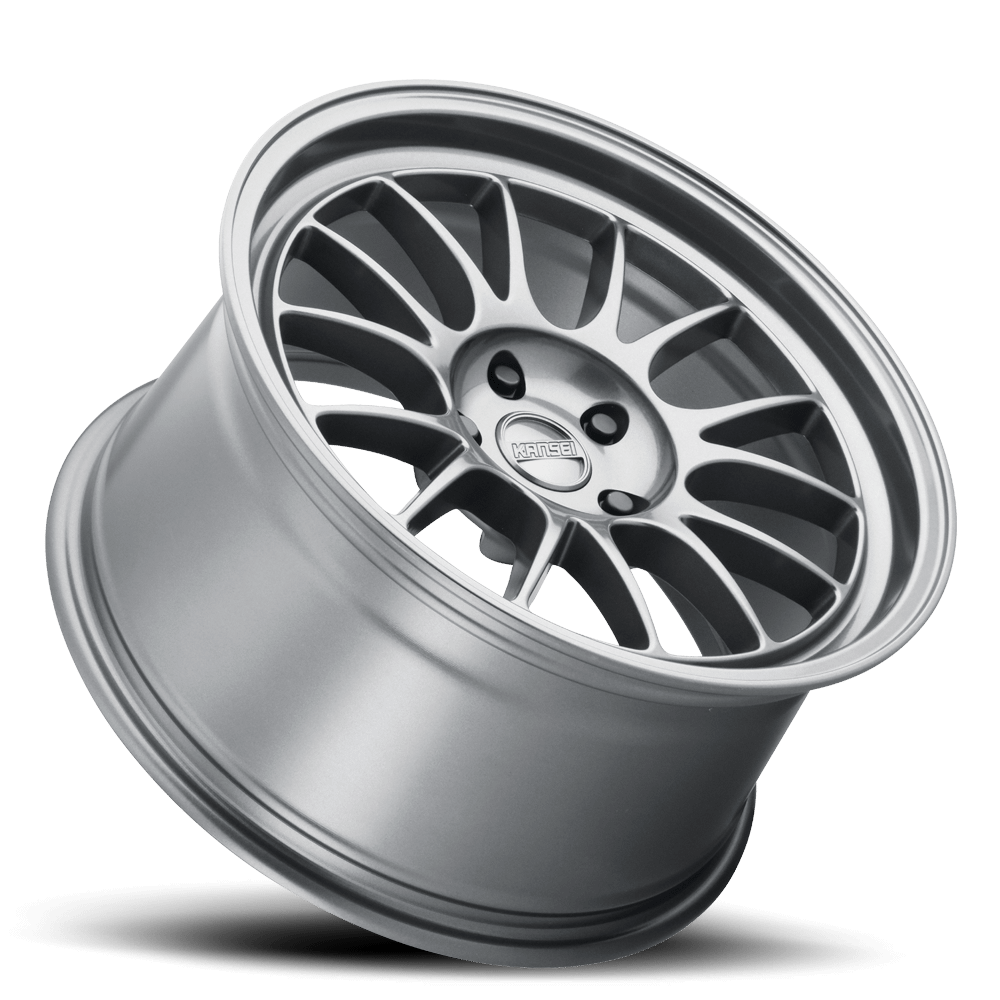 Kansei Wheels Aluminum Wheels 18x9 Corsa K13G Gloss Gunmetal Gray 5x114.3 Bolt Pattern 35 Offset - K13G-189012+35