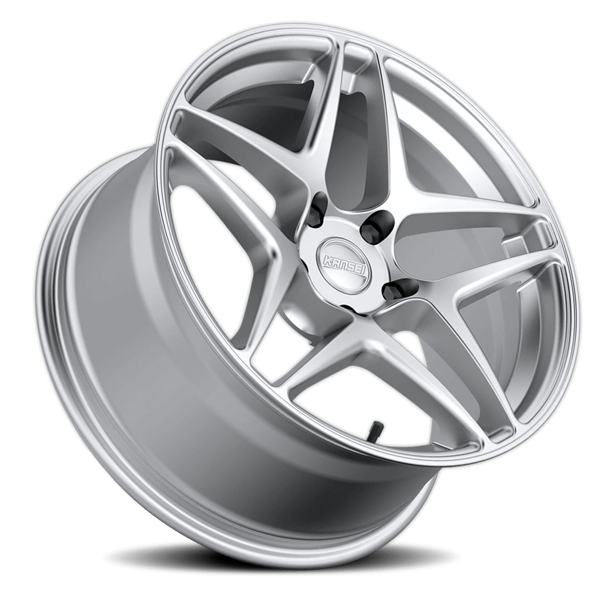 Kansei Wheels Aluminum Wheels 18x9 Astro K15H Hyper Silver 5x100 Bolt Pattern 22 Offset - K15H-189016+22