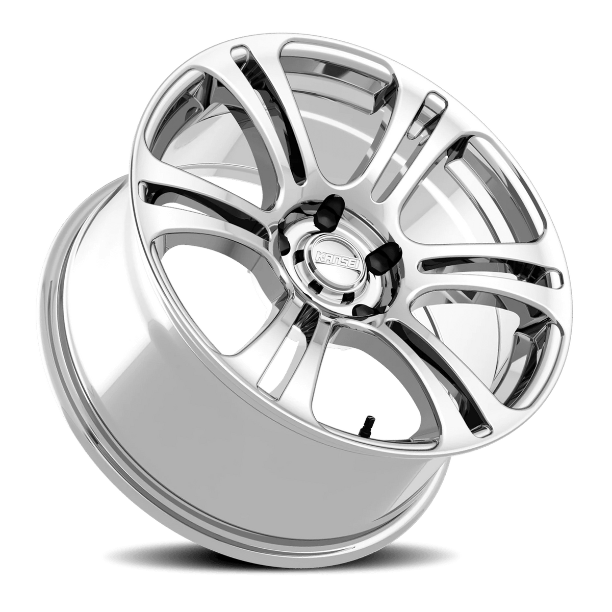 Kansei Wheels Aluminum Wheels 18x9 Neo K16X Chrome 5x100 Bolt Pattern 22 Offset - K16X-189016+22
