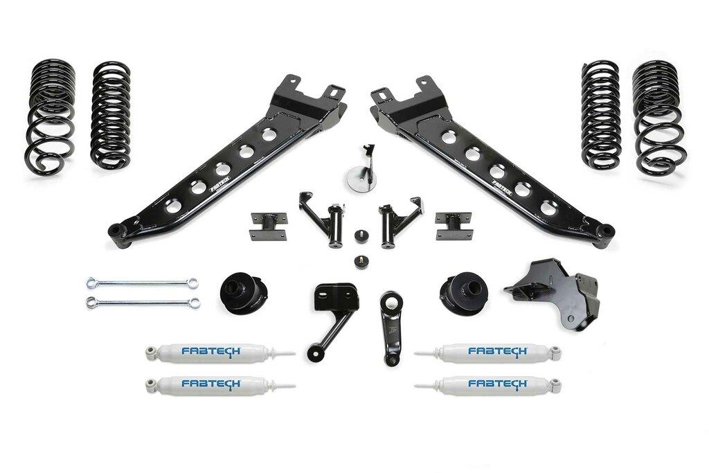 Fabtech 5" Radius Arm Kit W/Perf Shks 2019-20 Ram 2500 4Wd (2019-2019 2500) - K3180