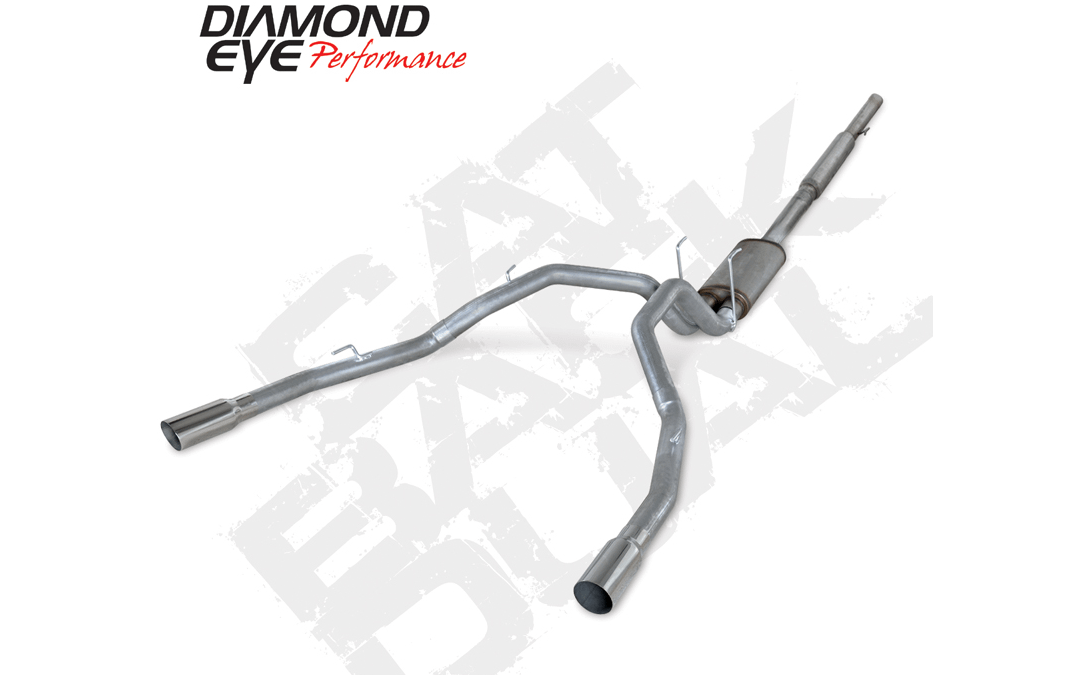 Diamond Eye Performance Cat Back Exhaust For 09-12 Dodge RAM 1500 5.7L Hemi 3 Inch Stainless Steel CBDL Sport Diamond Eye - K3222S