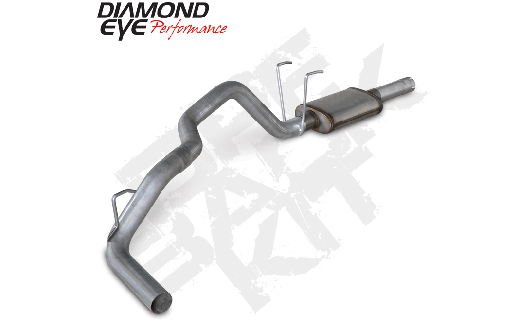 Diamond Eye Performance DPF Back Exhaust For 2014 Ram 1500 3.0L Eco-Diesel 3 Inch Single In Dual OutPassStainless Diamond Eye - K3262S