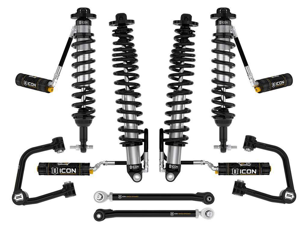 Icon 21-23 Bronco Non-Sasq 3-4" Lift Stage 6 Suspension System Tubular Heavy Rate - K40006TX
