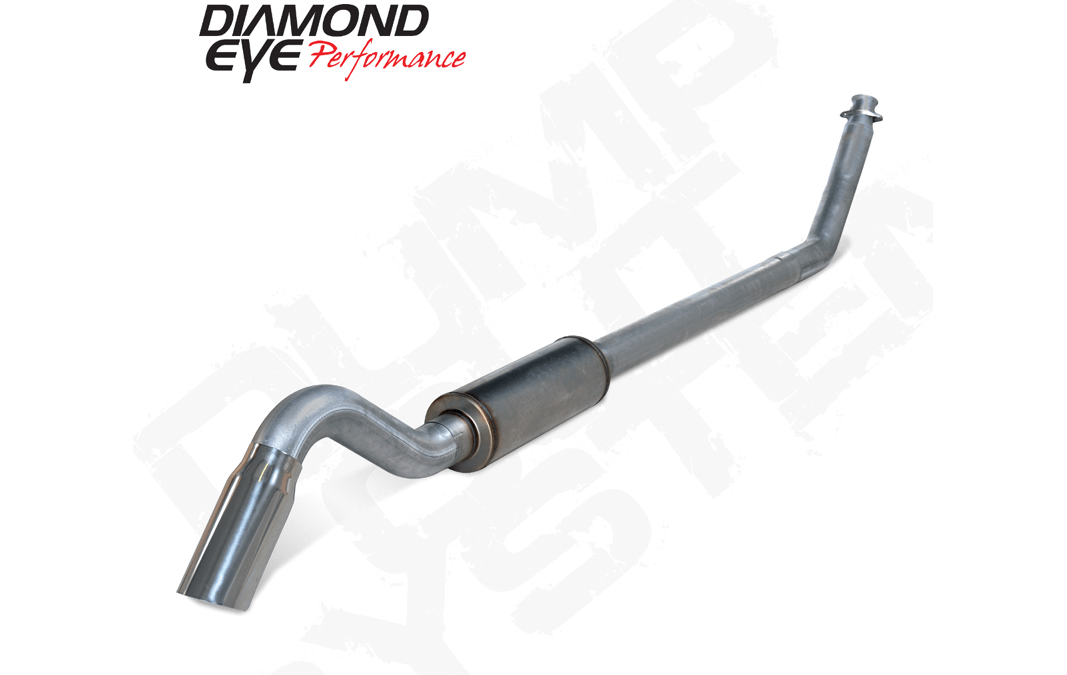 Diamond Eye Performance Turbo Back Exhaust Dodge 5.9L Underbody Exit Single Turn Down Stainless Diamond Eye - K4212S-TD