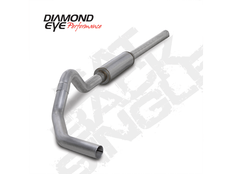 Diamond Eye Performance Cat Back Exhaust For 04.5-07.5 Dodge RAM 2500/3500 4 Inch Single Side With Muffler Aluminized Diamond Eye - K4234A