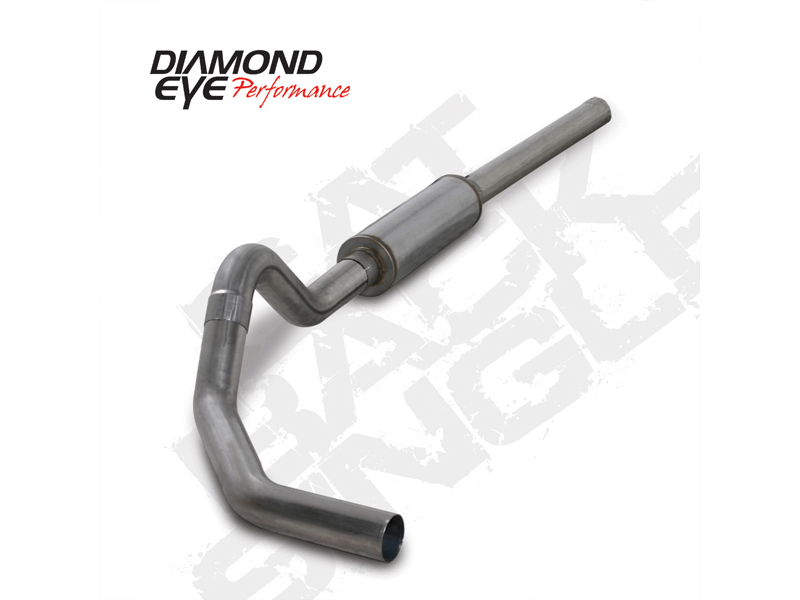 Diamond Eye Performance Cat Back Exhaust For 04.5-07.5 Dodge RAM 2500/3500 5.9L Cummins 4 Inch Pass With Muffler Stainless Diamond Eye - K4234S