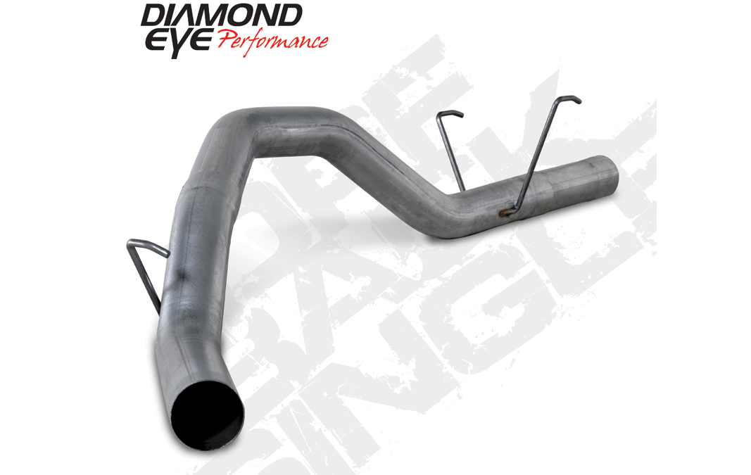 Diamond Eye Performance DPF Back Exhaust For 2014 RAM 2500 6.7L Cummins Mega Cab Short Box 4 Inch DPF Back Single Stainless Diamond Eye - K4257S